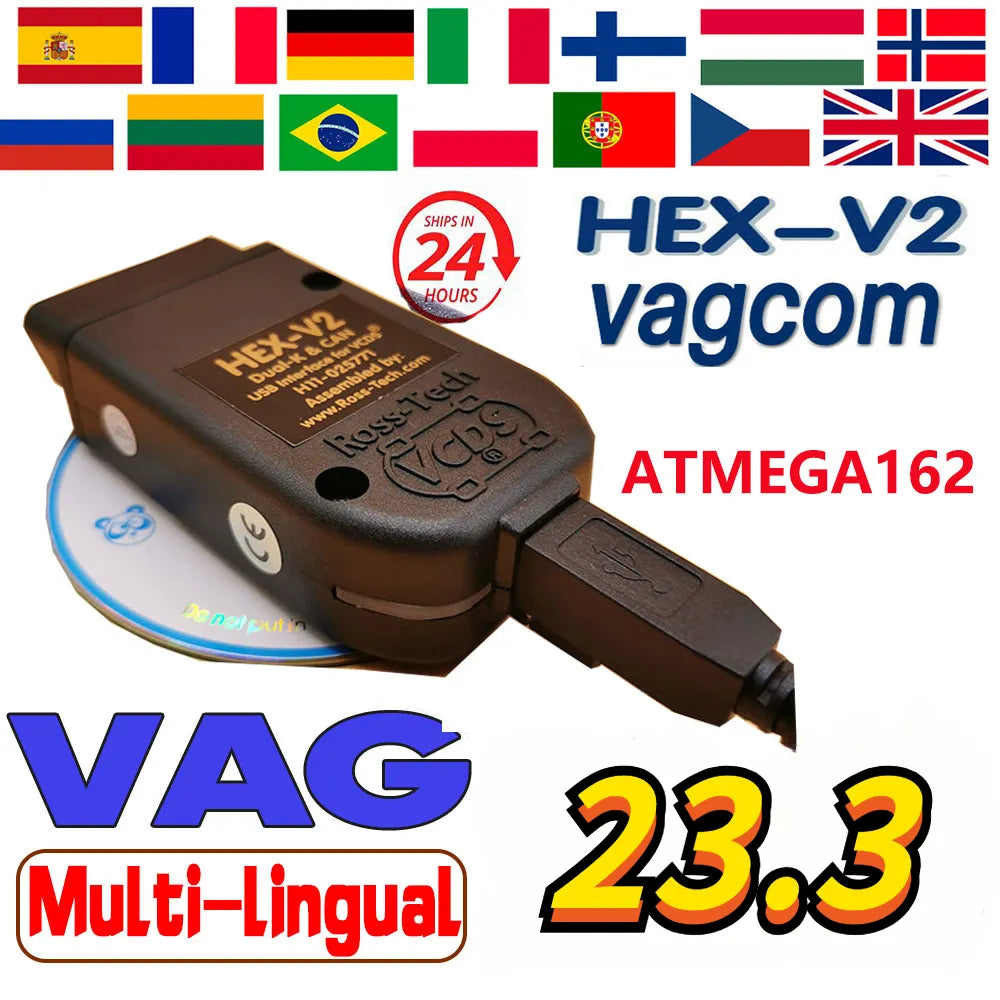 VAGCOM Scanner 2023 (V23.3.1) - HEX V2